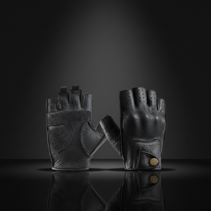 Gants de conduite classiques en cuir de vache britannique, gants en cuir pour hommes, gants de <span class=keywords><strong>moto</strong></span> avec protection en PVC - Product Image 4