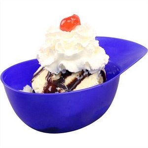 Bol à collation en plastique en forme de casque de baseball miniature de 8 oz, gobelet à crème glacée - Product Image 5