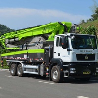 Camion pompe à béton diesel Zoomlion Shandeka de 52 mètres, débit de 180 m³/h, moteur inclus, entièrement hydraulique