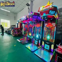 Console de jeu électronique de divertissement à monnayeur, grand modèle, pour boxe, avec support anglais et couleur personnalisable, vente en gros fabricant