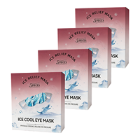 Patch Gel pour les Yeux d'Été avec Masque de Sommeil Anti-Lumière et Compresse Froide Physique