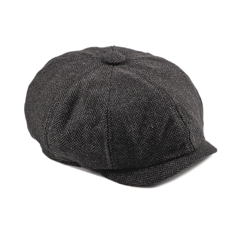 New Fashion Men Flat Ivy Cap Blended Newsboy Cap 1920s Irish Hats