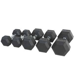 Bộ Quả Tạ Lục Giác Cao Su Bán Chạy Để Nâng Tạ Tập Gym - Product Image 1