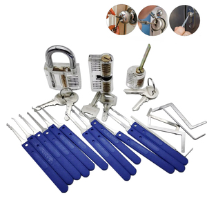 Kit de cueillette de cadenas <span class=keywords><strong>en</strong></span> coupe, avec clé cassée, extracteur de crochet, fournisseurs chinois de serrurier, 20 pièces - Product Image 2