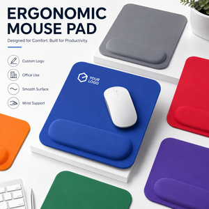 EVA Foam Mouse <b>Pad</b> vs Memory Foam Wrist Rest Custom Logo Budget Ergonomic <b>Desk</b> Mat Non Slip Bulk Wholesale - Product Image 1