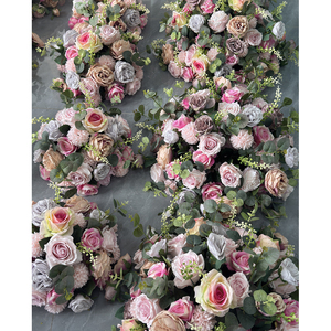 QIHAO Centre de table de mariage romantique, MIX de fleurs artificielles colorées, boules de fleurs de 50 cm de diamètre pour la décoration de table à manger - Product Image 6