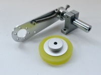 Support de montage pour roue d'encodeur, roue en polyuréthane, cadre de montage, périmètre 200 mm, diamètre 50 mm, industriel