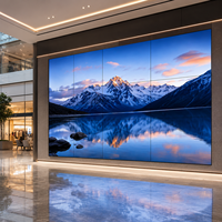 Solución de Pantalla de Video Wall LCD IPS de Pantalla Grande, 500 cd/m de Brillo, para Sala de Control, Centro de Seguridad, Monitoreo