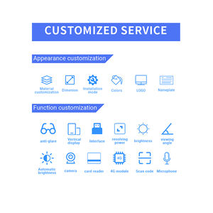 12 inç açık çerçeveli <span class=keywords><strong>LCD</strong></span> monitör non-touch yeni VGA HD girişleri 60Hz yenileme hızı 4:3 en boy oranı - Product Image 6