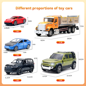 LASIVE TOYS 1:60 Mini Draagbare Maat Drie-Deurs Openbaar Ontwerp Trek-Achter Die-cast Auto Speelgoed CE Gecertificeerd voor Kinderen - Product Image 4