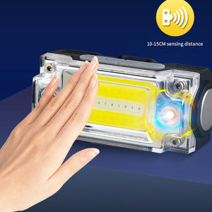 Lampe frontale Qimai Cob 2000 mAh rechargeable et réglable pour la pêche, le cyclisme et la course en extérieur - Product Image 2