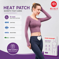 Meialn Patch Chauffant Thérapeutique pour le Ventre, Rééducation, Plage de Température 39-60°C, Durée 8-10H, Certifié CE Classe II