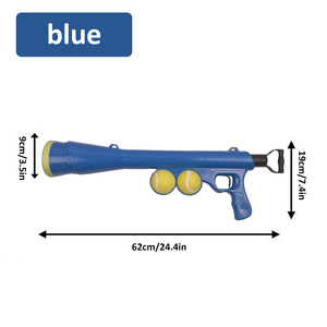 Lanciatore automatico di plastica per cani con pistola da Tennis per animali domestici attrezzature per allenamento all'aperto per agilità giocattolo per gatti e cani - Product Image 6