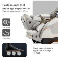 Fauteuil de massage 5D à gravité zéro, commandé par la voix, alimenté par l'IA, pour la réflexologie de luxe, OEM/ODM, pour la salle de sport et le spa