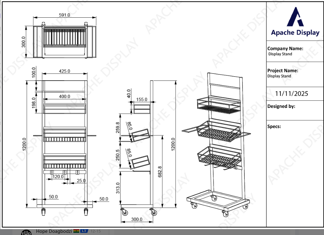 Customized Display Umbrella Display Racks and Stand for Supermarket Retail Umbrella Display Stand for Shop — view 2