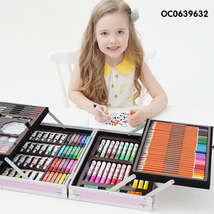 145 Stuks Niet Giftig Kleurpotloden Olieverfschilderij Pigmenten Borstel Groothandel Kids Briefpapier Art Set Gift - Product Image 2