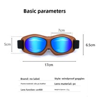Nuevas Gafas de Protección para Casco de Motocicleta Harley 2026 en Stock, Estilo Retro de Caballero, Gafas Retro para Motociclismo
