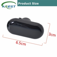 L'eau qui coule Led marqueur latéral clignotant pour Dacia Duster Dokker Lodgy Renault Megane 1 Clio1 2 KANGOO ESPACE Smart 453