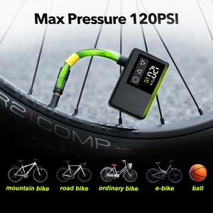 <span class=keywords><strong>Pompe</strong></span> à vélo électrique intelligente mini tendance avec arrêt <span class=keywords><strong>automatique</strong></span> et écran LCD, logo personnalisé - Product Image 5