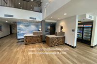 Meubles d'hôtel haut de gamme La Quinta by Wyndham par Top Hotel Project : Canapé et fauteuil de hall FF&E