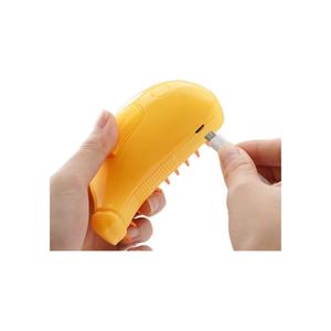 Cepillo de vapor de masaje de silicona para ducha eléctrica para mascotas 3 en 1 personalizado peine de autolimpieza cepillo de vapor para perros y gatos para desprenderse - Product Image 5