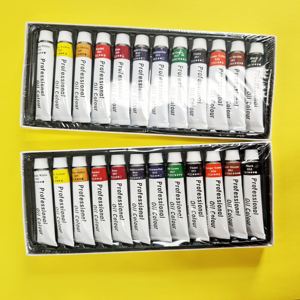 Lot de 12 tubes de <span class=keywords><strong>peinture</strong></span> à l'<span class=keywords><strong>huile</strong></span> de 12 ml, couleurs variées, vente chaude, prix usine, pour artistes professionnels et étudiants - Product Image 6