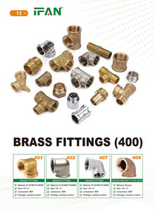 IFAN mẫu miễn phí Brass phụ kiện đường ống dẫn nước sản xuất kinh nghiệm Kích thước 1/4 "-2" Brass phụ kiện đường ống - Product Image 2