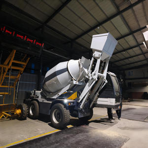 Ventas directas de fábrica Nuevo 350L 500L Pequeño mezclador de plástico Máquinas diésel Camión mezclador de concreto de carga automática - Product Image 3