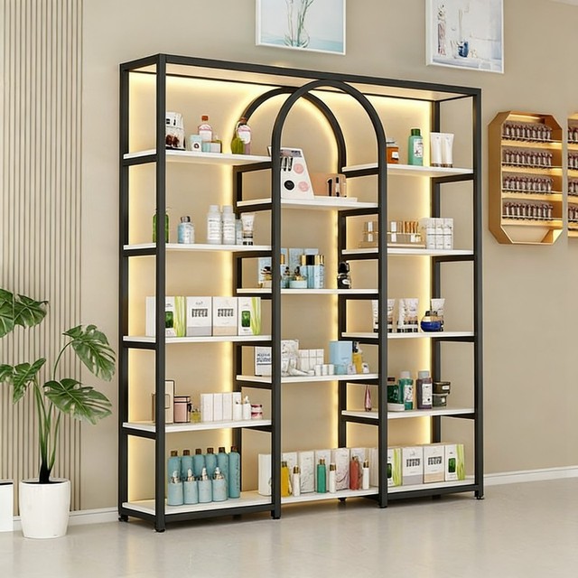 Secure Lockable Display Cabinet, Elegant Living Room Cabinet Dining Room Sideboard Display for Home and Commercial Use