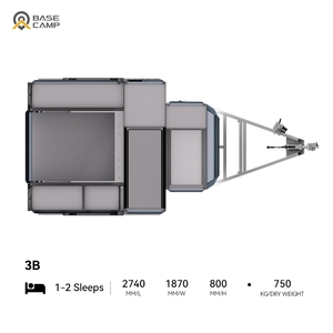 Remorque de camping légère, camping-car de luxe, <span class=keywords><strong>caravane</strong></span> tout-terrain personnalisée, petite <span class=keywords><strong>caravane</strong></span> tout-terrain avec <span class=keywords><strong>tente</strong></span> de toit - Product Image 5