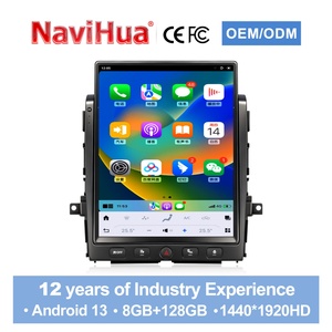 New 15.6" Vertical Screen Multimedia Android Car Radio for Nissan Titan 2016-2019 <b>Auto</b> Head Unit Monitor CarPlay Navigation - Product Image 1