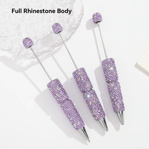 Bolígrafos moldeables con diamantes brillantes, bolígrafos elegantes con diamantes de imitación completos para cuentas, diario bonito para mujeres, bolígrafos ostentosos divertidos, regalos de <span class=keywords><strong>boda</strong></span> para niñas - Product Image 2