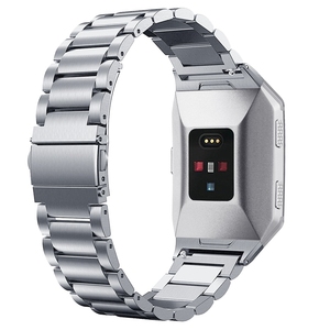 De acero inoxidable de tres de banda de <span class=keywords><strong>reloj</strong></span> para <span class=keywords><strong>Fitbit</strong></span> iónica - Product Image 3
