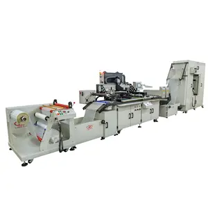 Автоматическая Рулонная машина для трафаретной печати Шелковый принтер