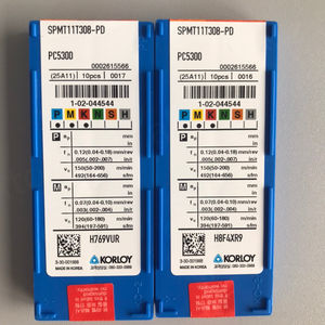 เม็ดมีดกลึง CNC รุ่น Korloys SPMT11T308-PD PC5300 รูปทรงสี่เหลี่ยม ขนาด 20 มม. ความหนา 1.5 มม. รู 16 มม. เคลือบ PVD/CD รับประกัน 3 ปี - Product Image 6