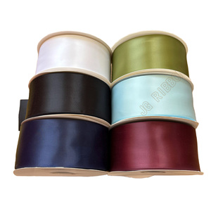ริบบิ้นผ้าซาตินโพลีเอสเตอร์หน้าเดียว ขนาด 3 นิ้ว 75 มม. 196 สี คุณภาพพรีเมียม เป็นมิตรกับสิ่งแวดล้อม ขายส่งจากโรงงาน สำหรับงานฝีมือ ตกแต่ง และทำโบว์ - Product Image 1