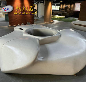 Nueva Escultura Decorativa de Piedra Mágica de Fibra de Vidrio, Imitación de Piedra, 3 cm de Grosor, Color Personalizable, Arte Abstracto para Interiores - Product Image 3