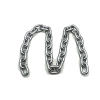 DIN764-Cadena de eslabones galvanizados, medio, comercial, soldado