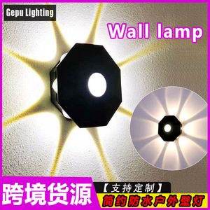 Lámpara de Pared LED Impermeable para Exteriores, 82W, Redonda, para Entrada, Balcón, Terraza, Hotel, Patio, GP-B060 - Product Image 3