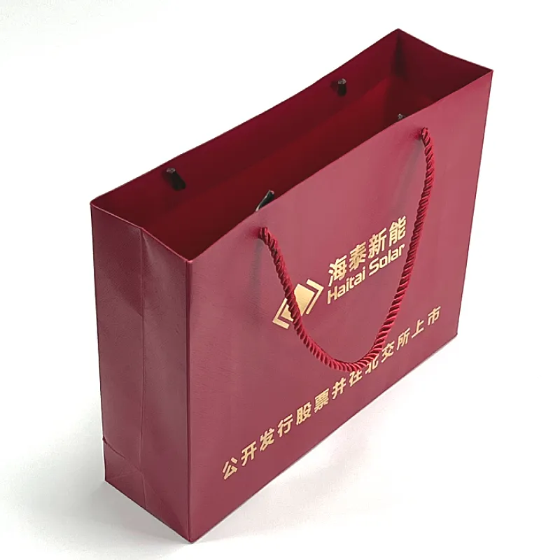 Imballaggio personalizzato dei sacchetti di carta di arte del logo privato per la piccola vendita al dettaglio