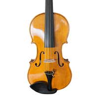 Carved European Spruce Flame Maple Good Sound Orange Brown Advanced String Instrument Italian Craft Handmade Professional Violin