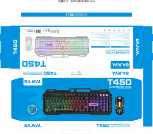 Wholesale Ergonomic Metal Panel LED Backlight <strong>Wired</strong> Gaming <strong>Keyboard</strong> and Mouse Combo Gaming <strong>Keyboard</strong> and Mouse 2 in 1 - Product Image 5
