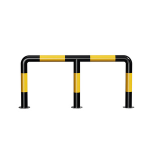 ราวกันชนรูปตัวยู Luxi M/U ป้องกันการชน ทำจากท่อเหล็กหนา ใช้กั้นยานพาหนะในโรงงาน ลานจอดรถ เพื่อความปลอดภัย - Product Image 1
