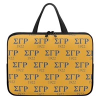 Sac pour ordinateur portable personnalisé en gros pour sororité SGR Sigma Gamma Rho, sac d'ordinateur portable portable multi-tailles pour le bureau, fournitures de bureau professionnelles