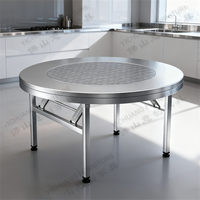 Hot Selling Edelstahl Esstisch für Hotel Restaurant Barbecue Verwendung