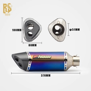 Tubo de Escape para Motocicleta Forsound, Precio de <span class=keywords><strong>F</strong></span>ábrica al por Mayor, con Doble Salida, para Modelos <span class=keywords><strong>CBR</strong></span> <span class=keywords><strong>500</strong></span> 800NK T700 752S <span class=keywords><strong>F</strong></span> - Product Image 6