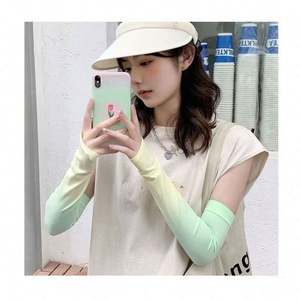 I-0653 Mangas Protectoras Unisex para Brazos, para Mujeres y Hombres, Protección Solar UV, Soporte para Manos, para Correr, Pescar, Ciclismo, Esquí - Product Image 4