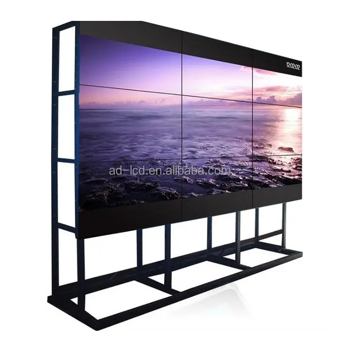 Videowand 4x4 55 Zoll 1,8mm schmale Lünette LCD-Videowand halterung 1920x1080 TV-Wand Hintergrund Videowand montage