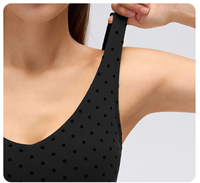 Soutien-gorge de sport yoga haute intensité pour femme, effet galbant dos, bretelles en T, absorption des chocs, séchage rapide, extensible dans quatre directions, col en U