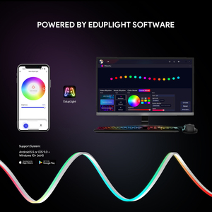 EDUP EH-R03MW 3M LED स्ट्रिप लाइट फ्लेक्सिबल DIY इमर्सिव नियॉन लाइट स्ट्रिप स्मार्ट रिनो ऐप स्मार्ट वाईफाई कंट्रोल के साथ